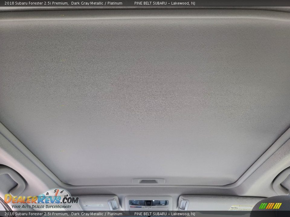 2018 Subaru Forester 2.5i Premium Dark Gray Metallic / Platinum Photo #13