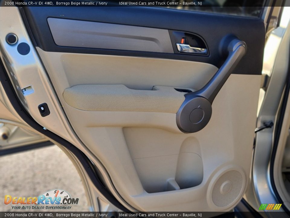 2008 Honda CR-V EX 4WD Borrego Beige Metallic / Ivory Photo #18