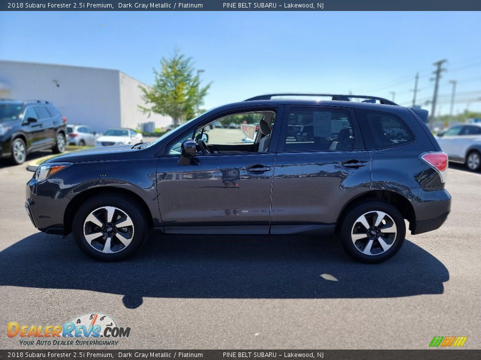 2018 Subaru Forester 2.5i Premium Dark Gray Metallic / Platinum Photo #16