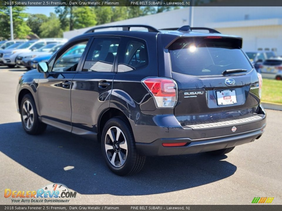 2018 Subaru Forester 2.5i Premium Dark Gray Metallic / Platinum Photo #18
