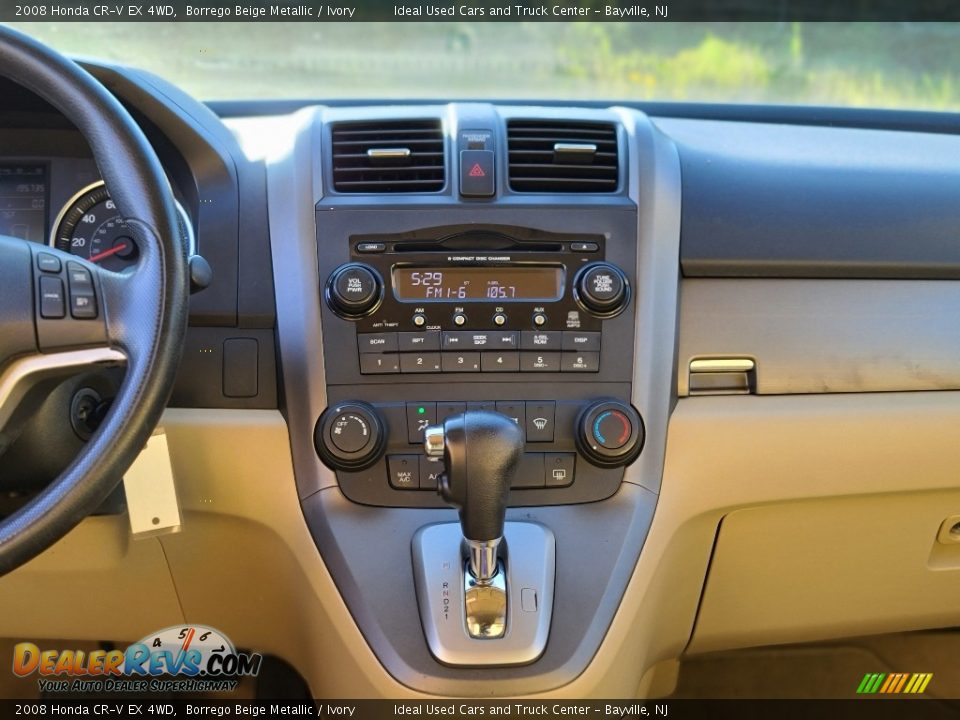 2008 Honda CR-V EX 4WD Borrego Beige Metallic / Ivory Photo #22