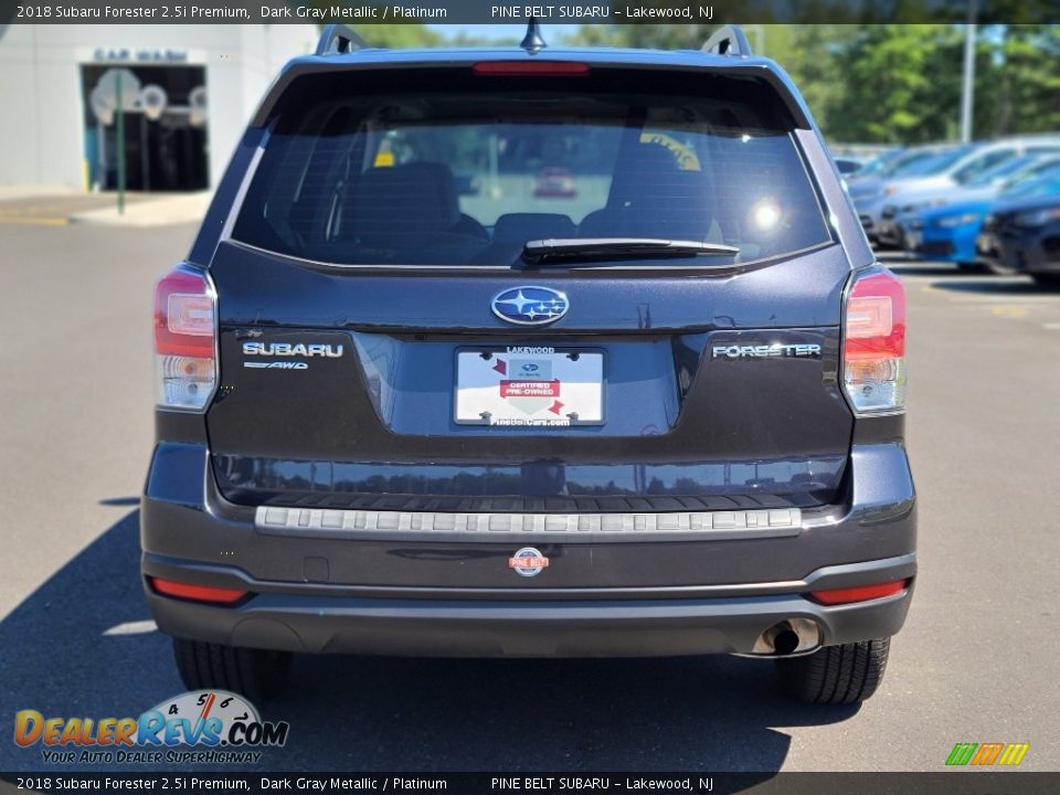 2018 Subaru Forester 2.5i Premium Dark Gray Metallic / Platinum Photo #19