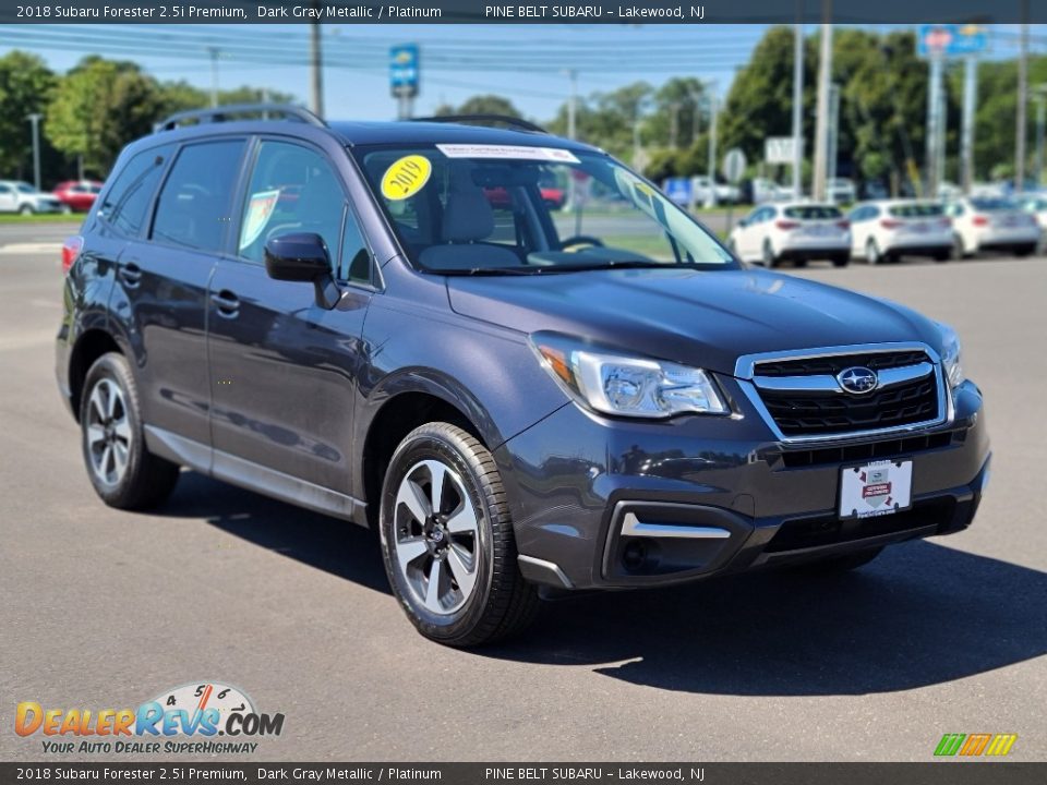 2018 Subaru Forester 2.5i Premium Dark Gray Metallic / Platinum Photo #22