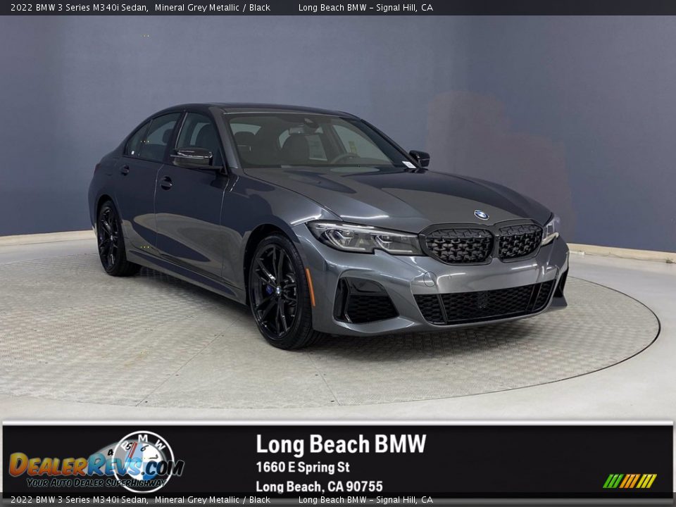 2022 BMW 3 Series M340i Sedan Mineral Grey Metallic / Black Photo #1