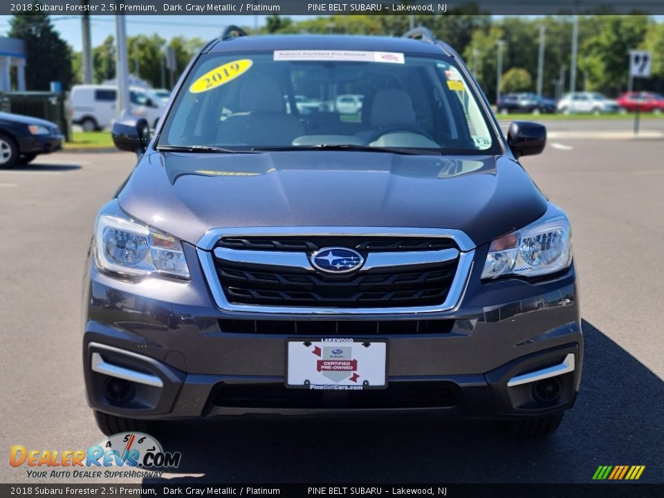 2018 Subaru Forester 2.5i Premium Dark Gray Metallic / Platinum Photo #23