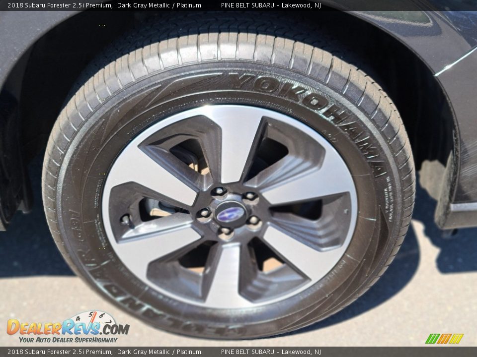 2018 Subaru Forester 2.5i Premium Dark Gray Metallic / Platinum Photo #24