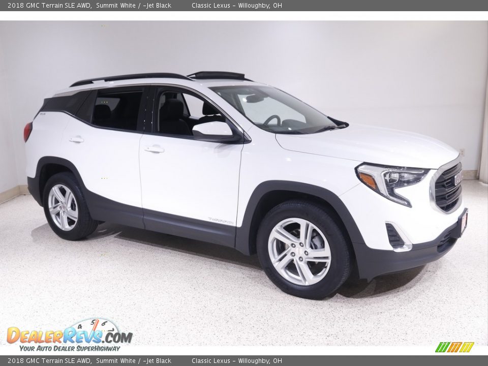 2018 GMC Terrain SLE AWD Summit White / ­Jet Black Photo #1