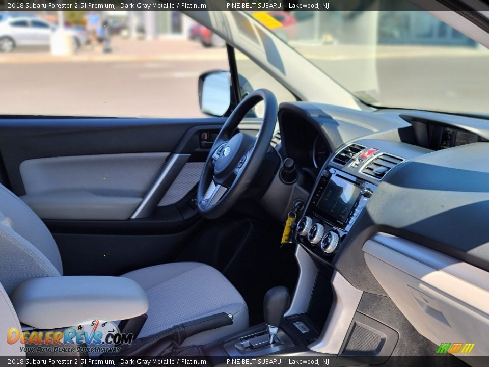 2018 Subaru Forester 2.5i Premium Dark Gray Metallic / Platinum Photo #26
