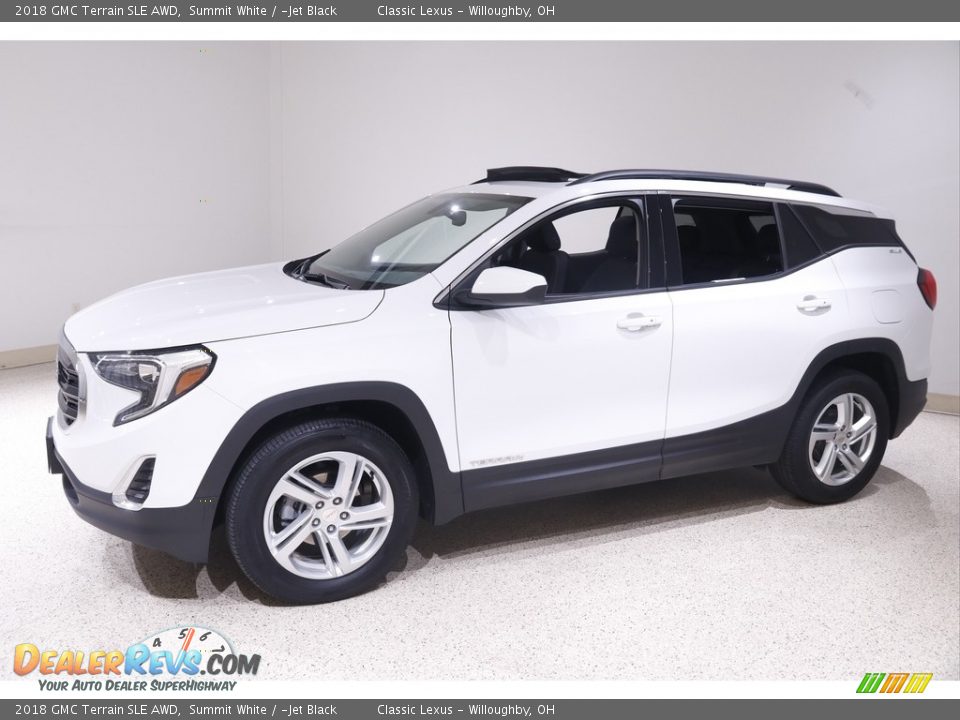 2018 GMC Terrain SLE AWD Summit White / ­Jet Black Photo #3