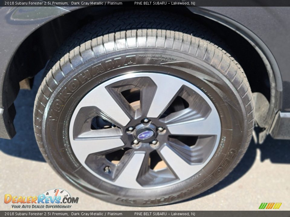 2018 Subaru Forester 2.5i Premium Dark Gray Metallic / Platinum Photo #27