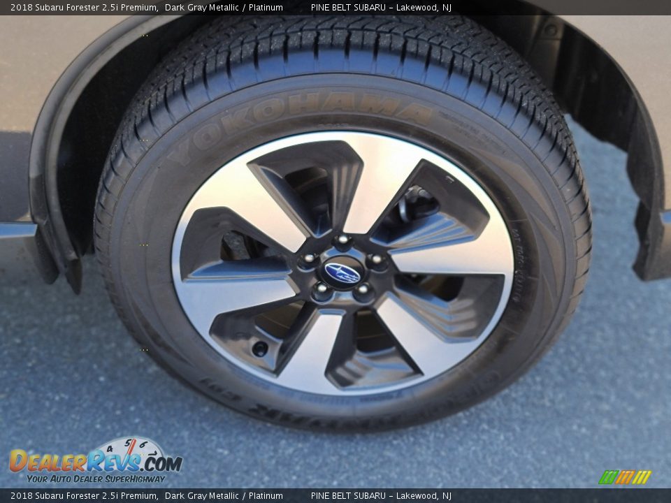 2018 Subaru Forester 2.5i Premium Dark Gray Metallic / Platinum Photo #31