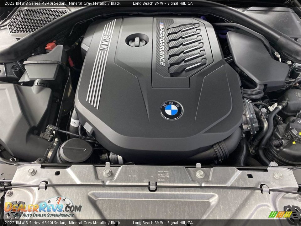 2022 BMW 3 Series M340i Sedan 3.0 Liter M TwinPower Turbocharged DOHC 24-Valve VVT Inline 6 Cylinder Engine Photo #9