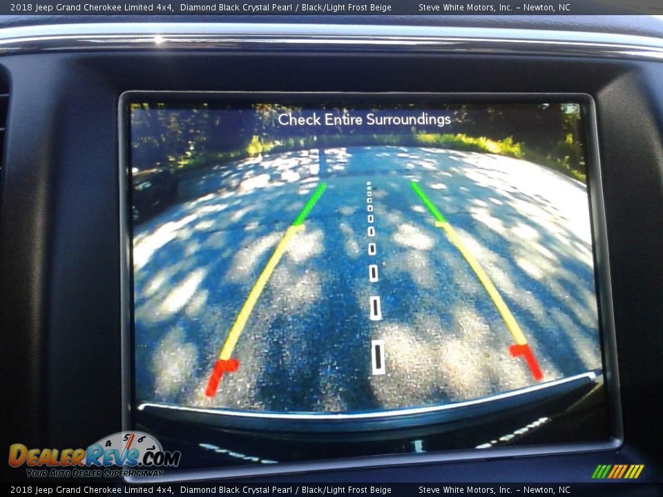 2018 Jeep Grand Cherokee Limited 4x4 Diamond Black Crystal Pearl / Black/Light Frost Beige Photo #28