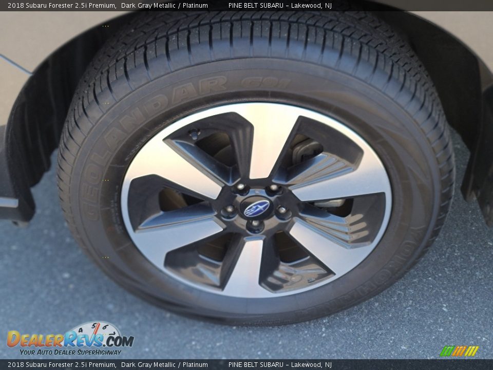 2018 Subaru Forester 2.5i Premium Dark Gray Metallic / Platinum Photo #35