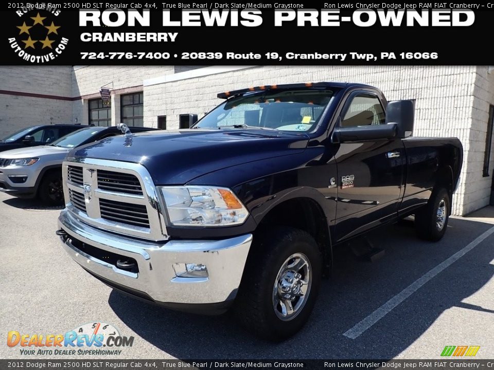 2012 Dodge Ram 2500 HD SLT Regular Cab 4x4 True Blue Pearl / Dark Slate/Medium Graystone Photo #1