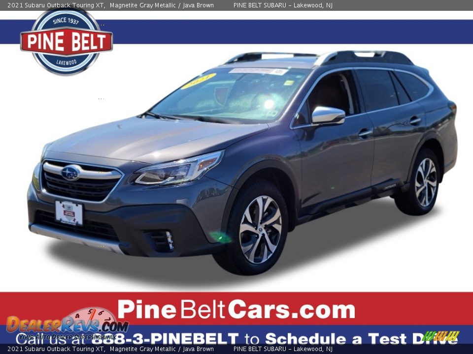 2021 Subaru Outback Touring XT Magnetite Gray Metallic / Java Brown Photo #1