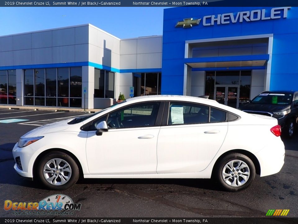 2019 Chevrolet Cruze LS Summit White / Jet Black/­Galvanized Photo #3