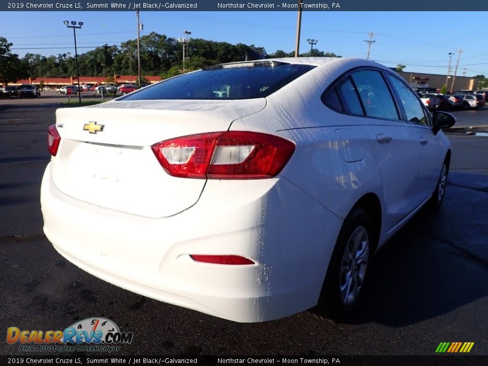 2019 Chevrolet Cruze LS Summit White / Jet Black/­Galvanized Photo #8