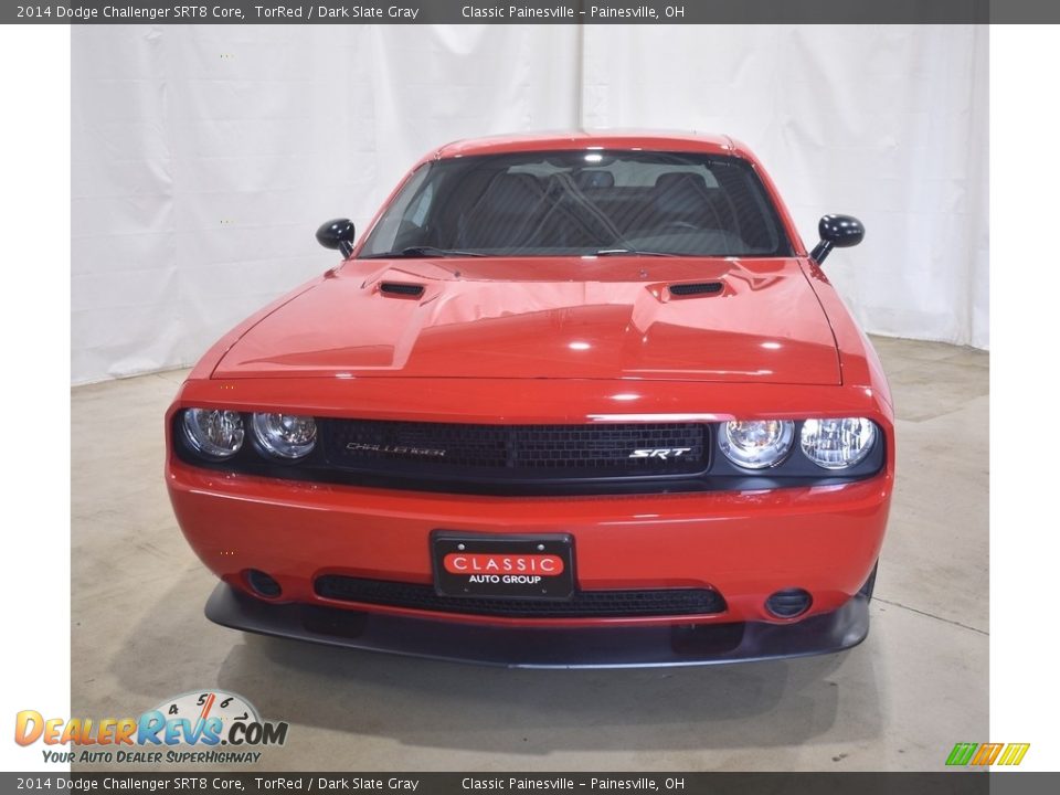 2014 Dodge Challenger SRT8 Core TorRed / Dark Slate Gray Photo #4