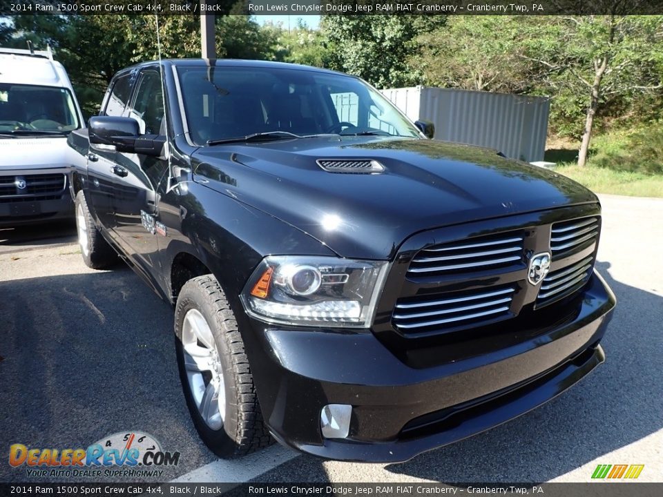 2014 Ram 1500 Sport Crew Cab 4x4 Black / Black Photo #2