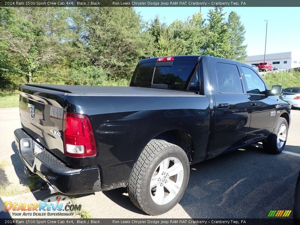 2014 Ram 1500 Sport Crew Cab 4x4 Black / Black Photo #3