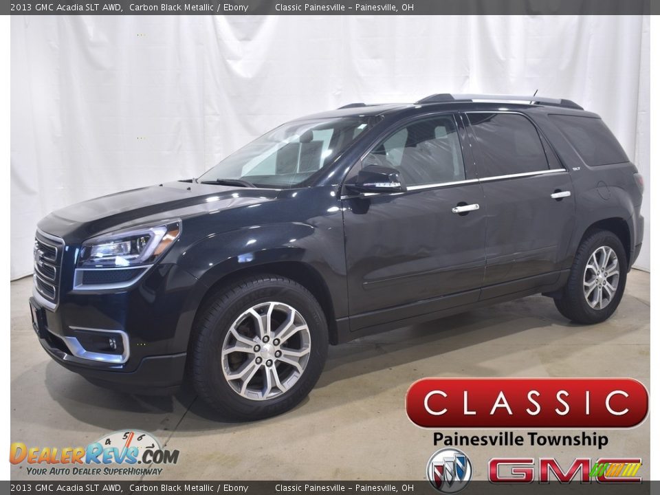 2013 GMC Acadia SLT AWD Carbon Black Metallic / Ebony Photo #1