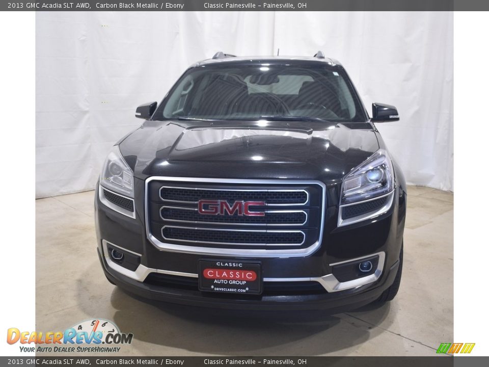 2013 GMC Acadia SLT AWD Carbon Black Metallic / Ebony Photo #4