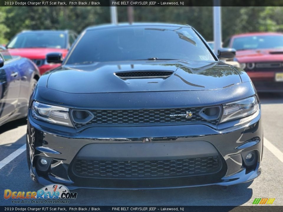 2019 Dodge Charger R/T Scat Pack Pitch Black / Black Photo #2