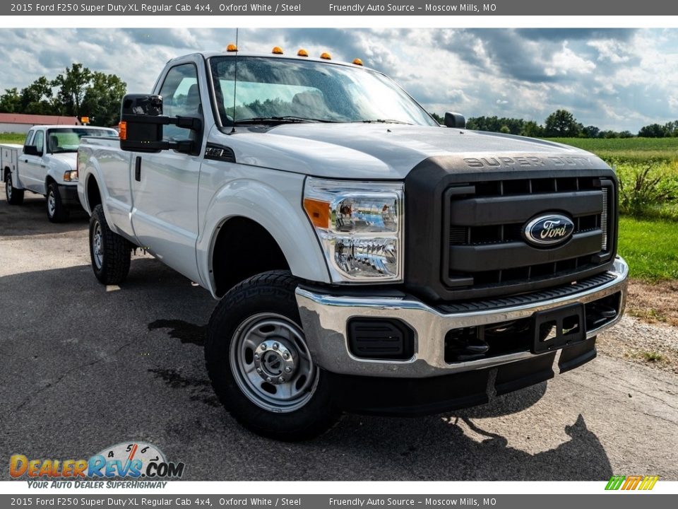 2015 Ford F250 Super Duty XL Regular Cab 4x4 Oxford White / Steel Photo #1