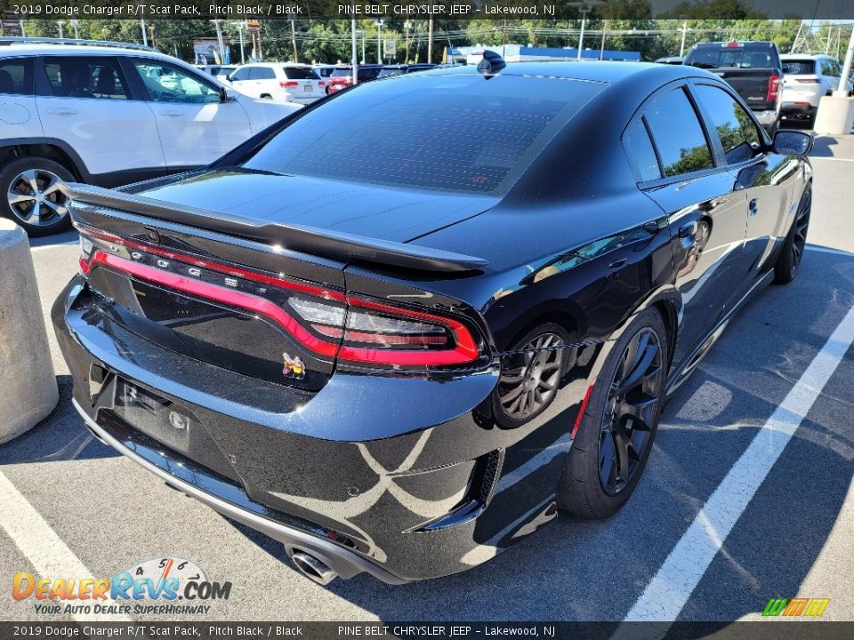 2019 Dodge Charger R/T Scat Pack Pitch Black / Black Photo #4