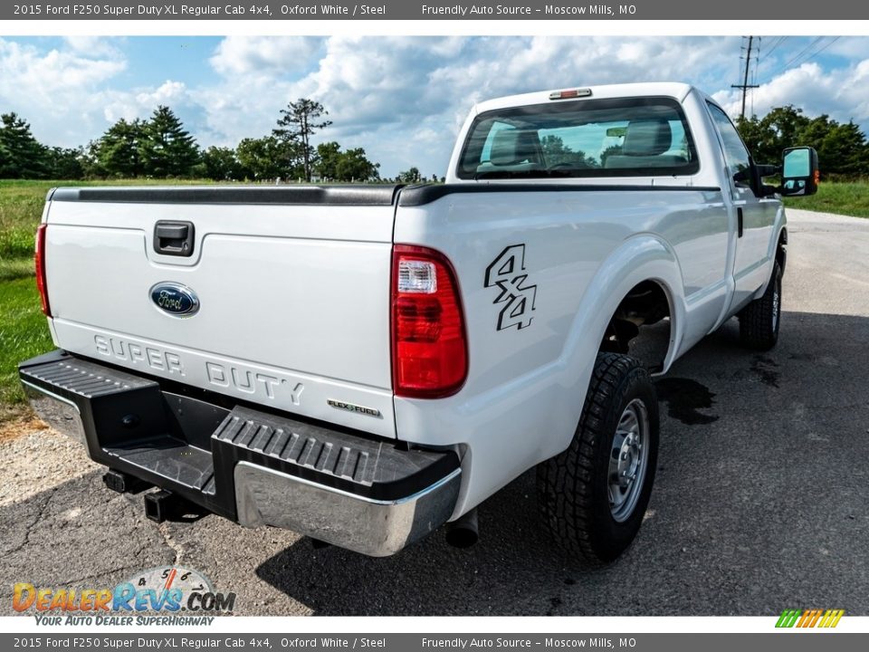 2015 Ford F250 Super Duty XL Regular Cab 4x4 Oxford White / Steel Photo #4