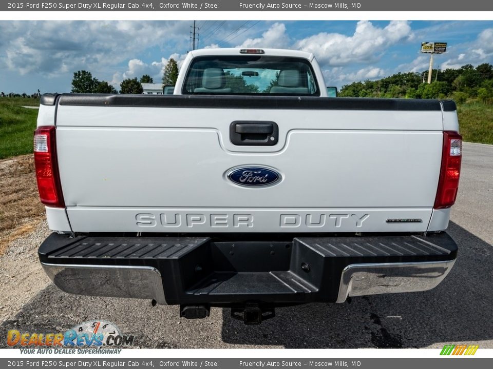 2015 Ford F250 Super Duty XL Regular Cab 4x4 Oxford White / Steel Photo #5