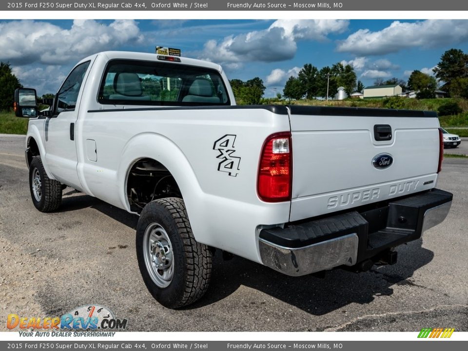 2015 Ford F250 Super Duty XL Regular Cab 4x4 Oxford White / Steel Photo #6