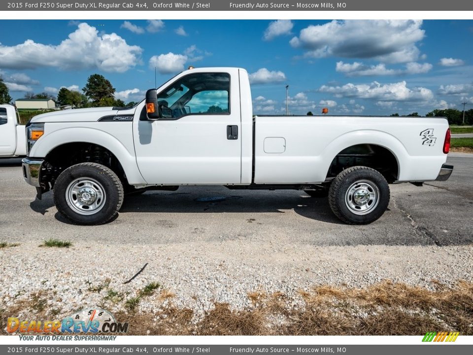 2015 Ford F250 Super Duty XL Regular Cab 4x4 Oxford White / Steel Photo #7