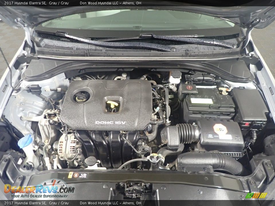2017 Hyundai Elantra SE Gray / Gray Photo #7