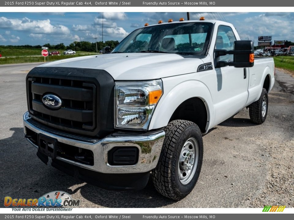 2015 Ford F250 Super Duty XL Regular Cab 4x4 Oxford White / Steel Photo #8