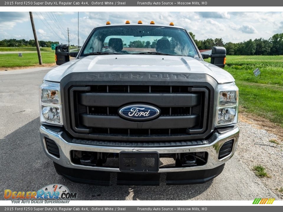 2015 Ford F250 Super Duty XL Regular Cab 4x4 Oxford White / Steel Photo #9