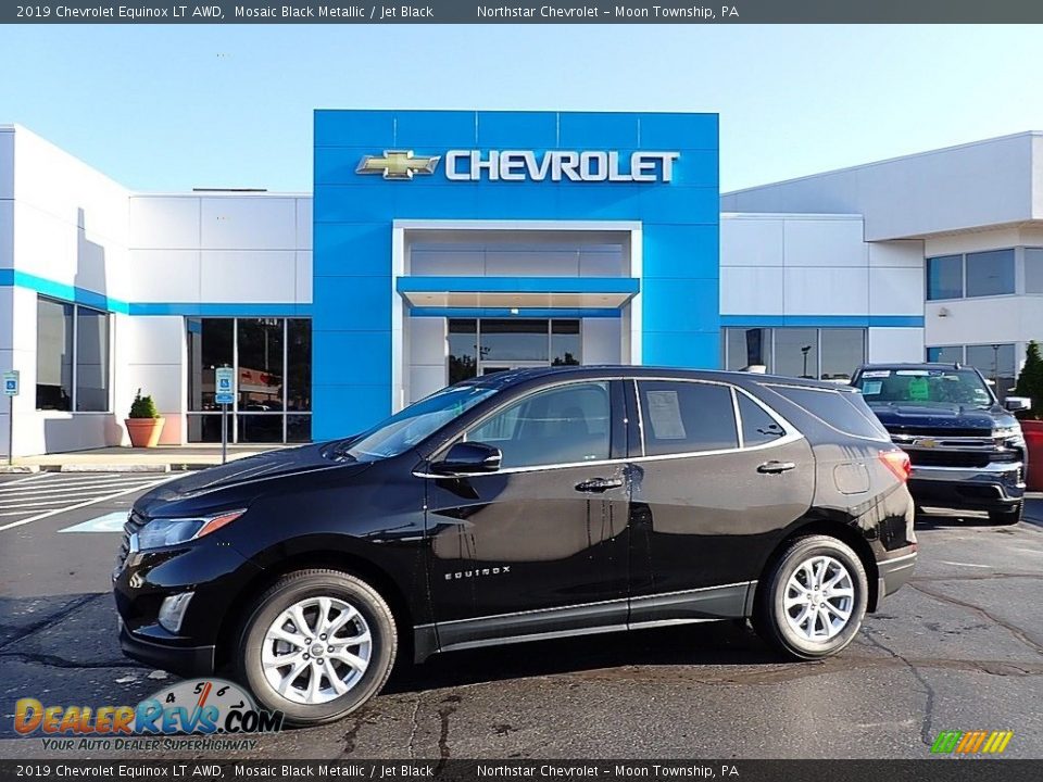 2019 Chevrolet Equinox LT AWD Mosaic Black Metallic / Jet Black Photo #1