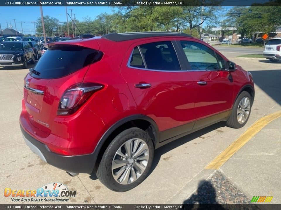 2019 Buick Encore Preferred AWD Winterberry Red Metallic / Ebony Photo #2