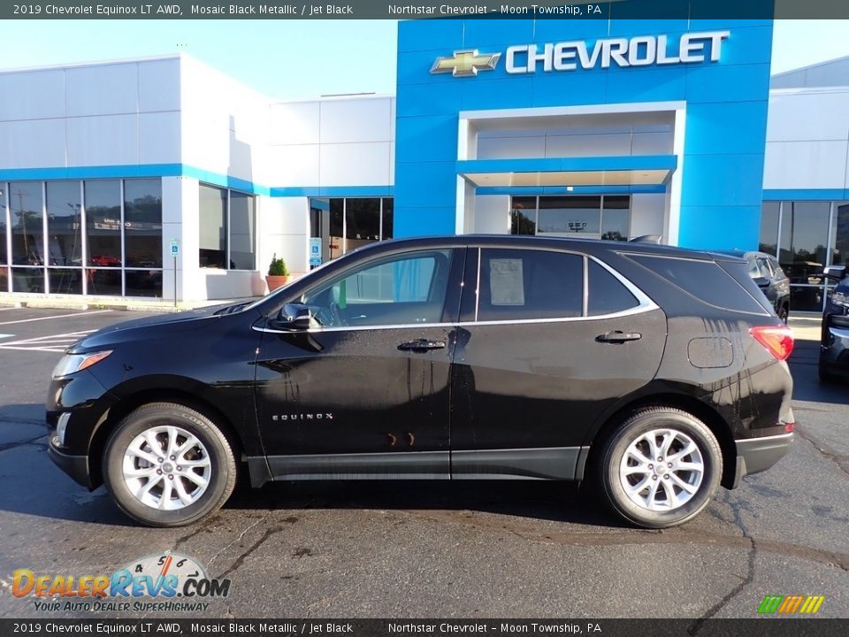 2019 Chevrolet Equinox LT AWD Mosaic Black Metallic / Jet Black Photo #3