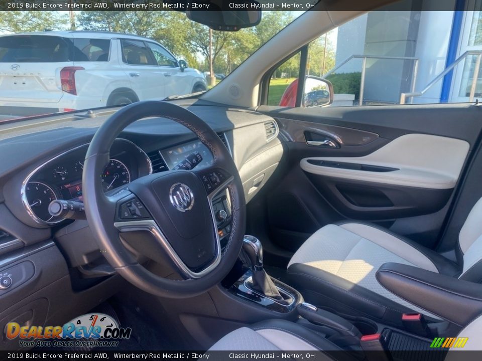 2019 Buick Encore Preferred AWD Winterberry Red Metallic / Ebony Photo #3