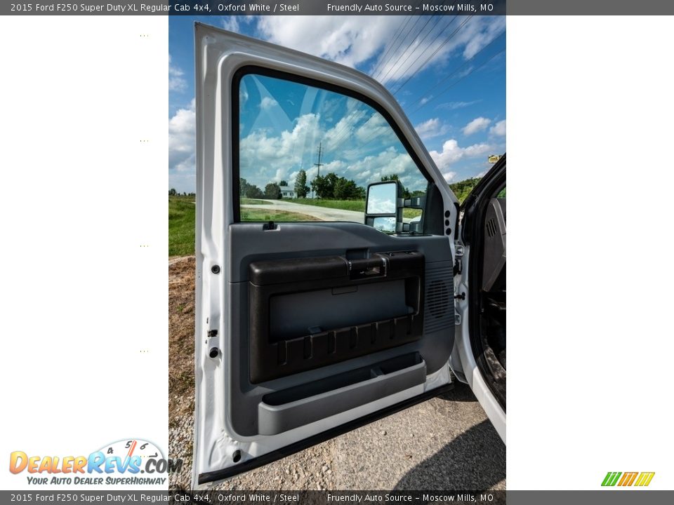 2015 Ford F250 Super Duty XL Regular Cab 4x4 Oxford White / Steel Photo #21