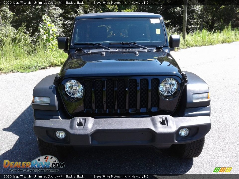 2020 Jeep Wrangler Unlimited Sport 4x4 Black / Black Photo #4