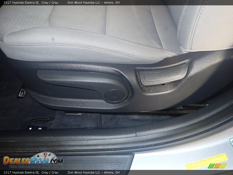 2017 Hyundai Elantra SE Gray / Gray Photo #23