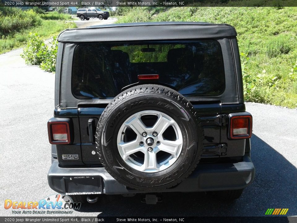 2020 Jeep Wrangler Unlimited Sport 4x4 Black / Black Photo #5