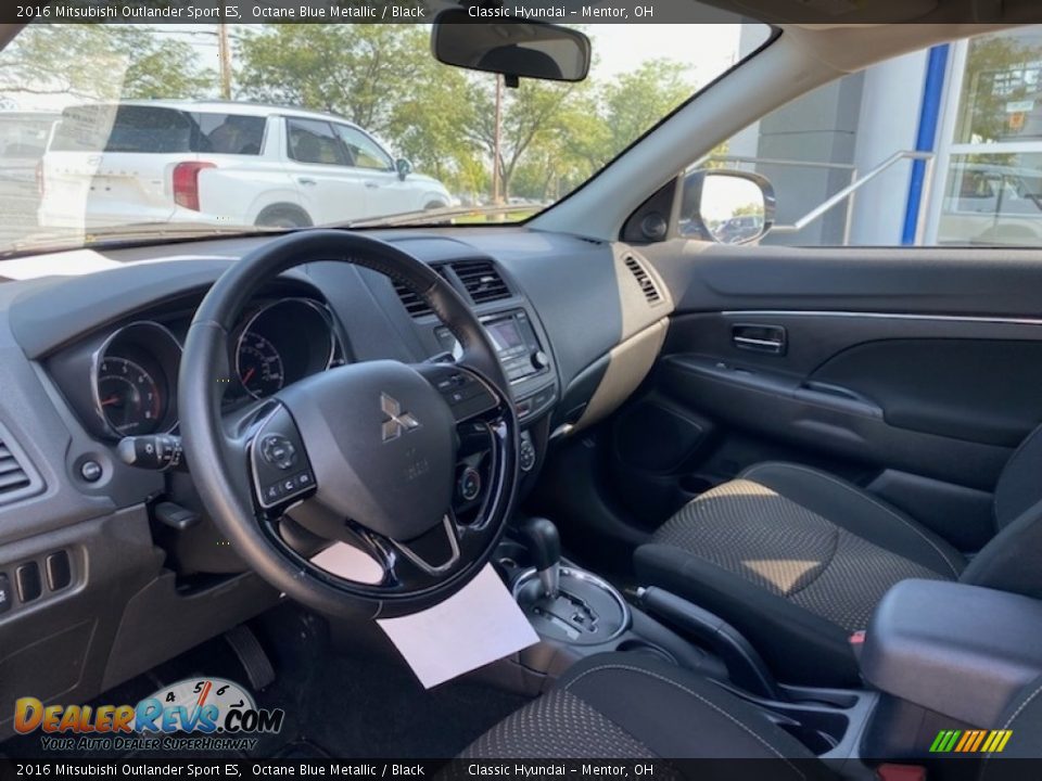 Black Interior - 2016 Mitsubishi Outlander Sport ES Photo #3