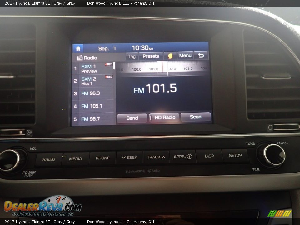 2017 Hyundai Elantra SE Gray / Gray Photo #26