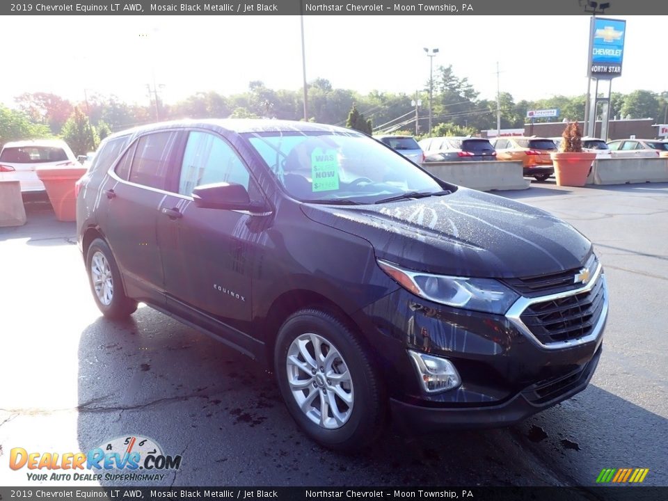 2019 Chevrolet Equinox LT AWD Mosaic Black Metallic / Jet Black Photo #11