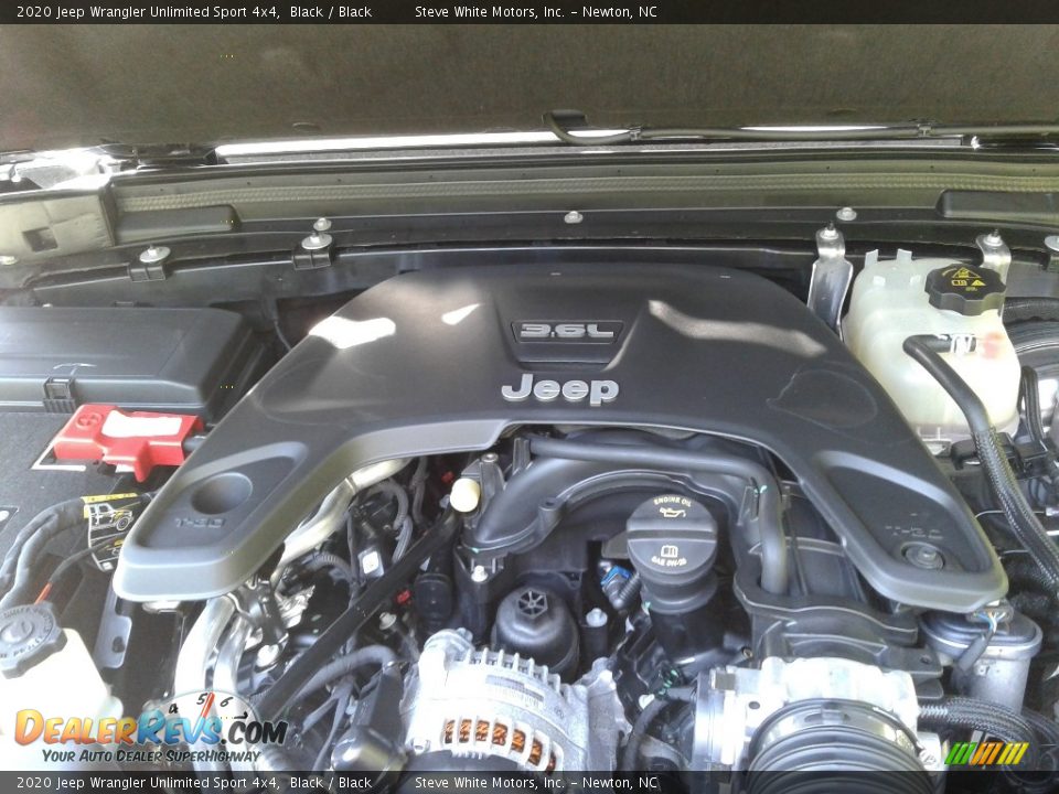 2020 Jeep Wrangler Unlimited Sport 4x4 Black / Black Photo #10