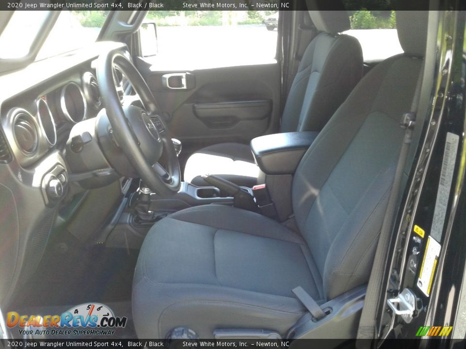 2020 Jeep Wrangler Unlimited Sport 4x4 Black / Black Photo #11